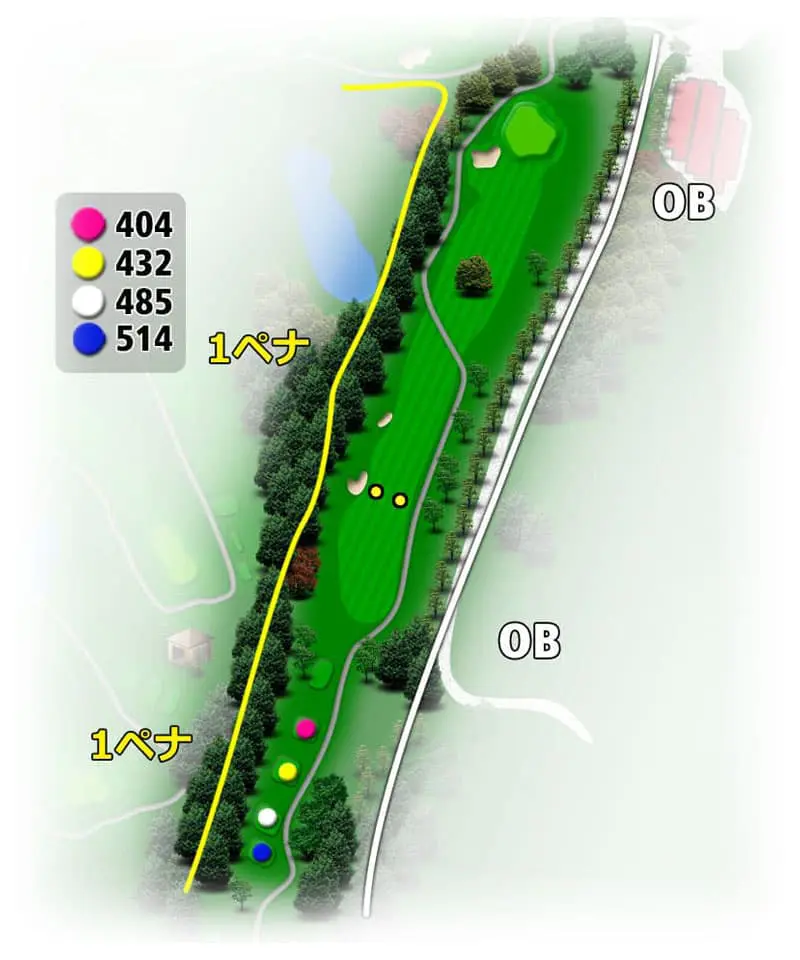 中コース Hole no.9 - 市原ゴルフクラブ 市原コース｜ 千葉県市原市